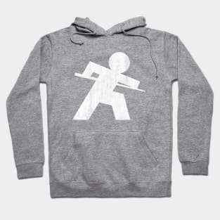 Stick Person Playing Pool Hoodie